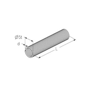 Заказать или купить Alutech TSA55x51x1400R пружина правая