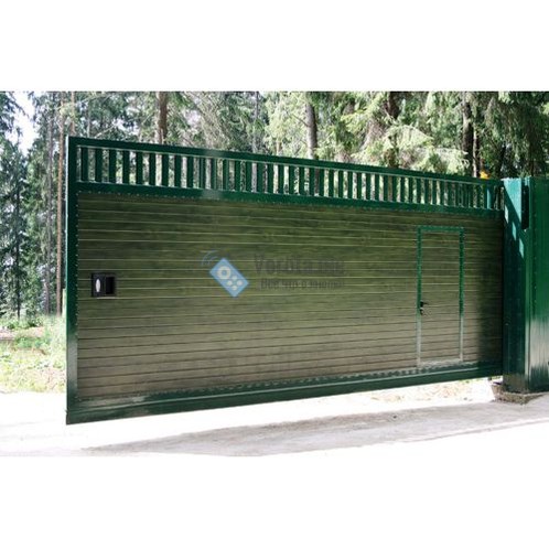 Заказать или купить Откатные автоматические ворота Doorhan зеленые